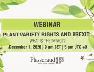 Webinar - Plant variety rights and Brexit: What is the impact?