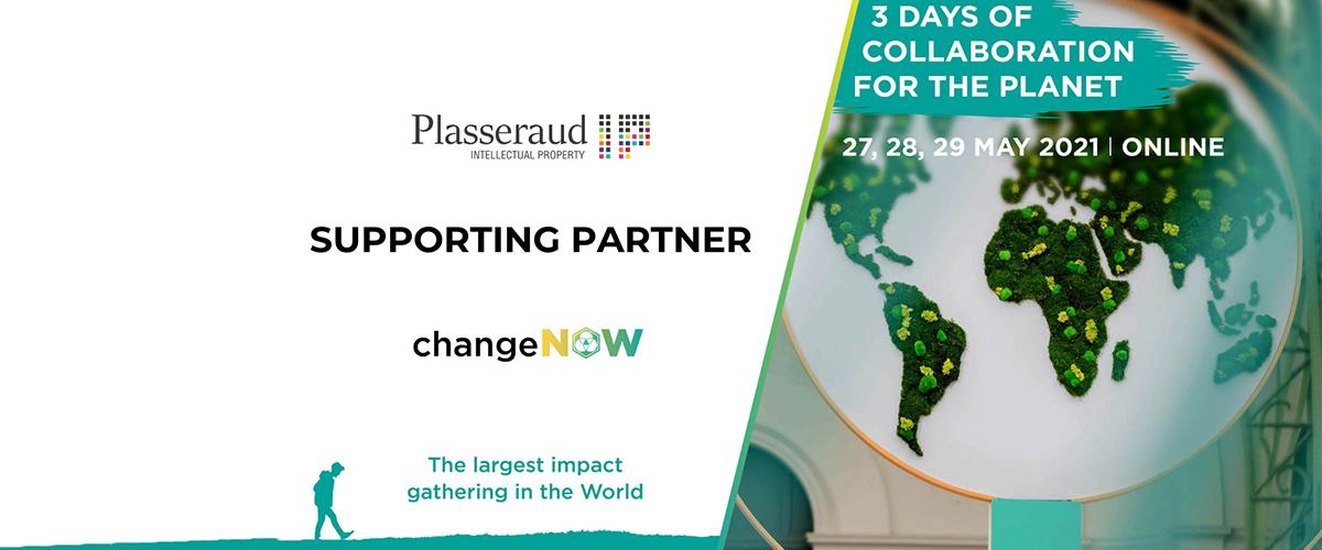  Plasseraud IP, partenaire de ChangeNOW 2021, 1er salon international des solutions pour la planète