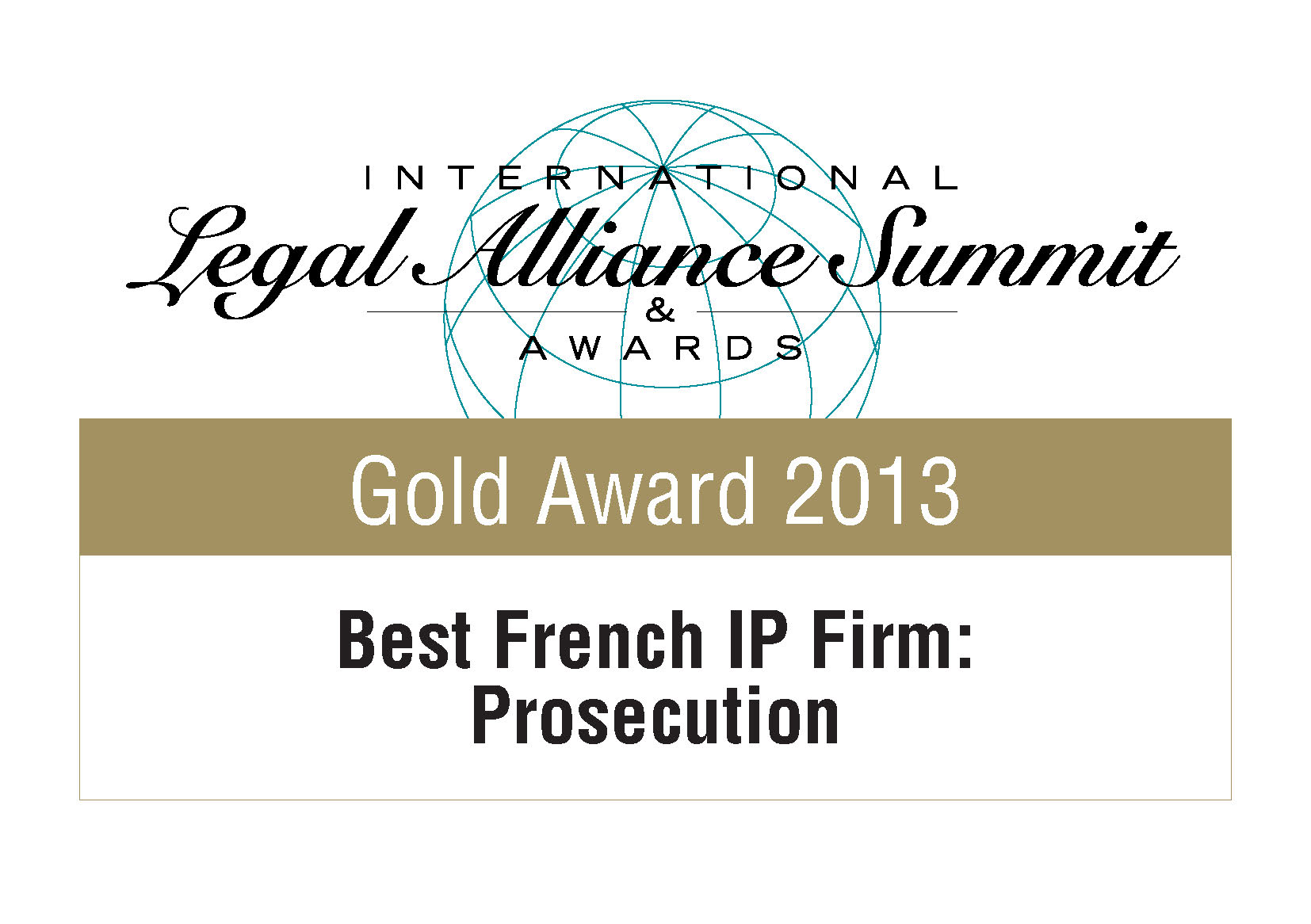 gold award : best french IP firm
