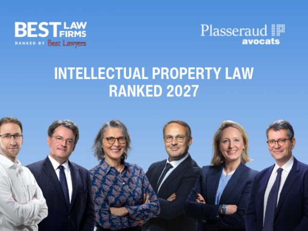 Plasseraud IP Avocats recognised by Best Law Firms 2027 (by Best Lawyers)! 