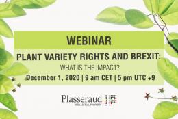 Webinar - Plant variety rights and Brexit: What is the impact?