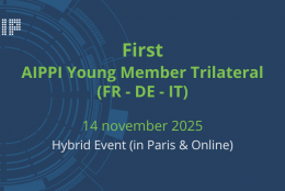 Plasseraud IP is proud to sponsor the first ever trilateral seminar dedicated to young AIPPI members !