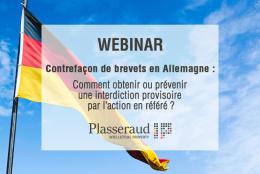 Webinar - Contrefaçon de Brevets en Allemagne 