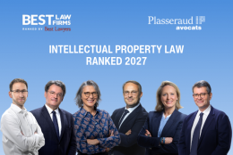 Plasseraud IP Avocats recognised by Best Law Firms 2027 (by Best Lawyers)! 