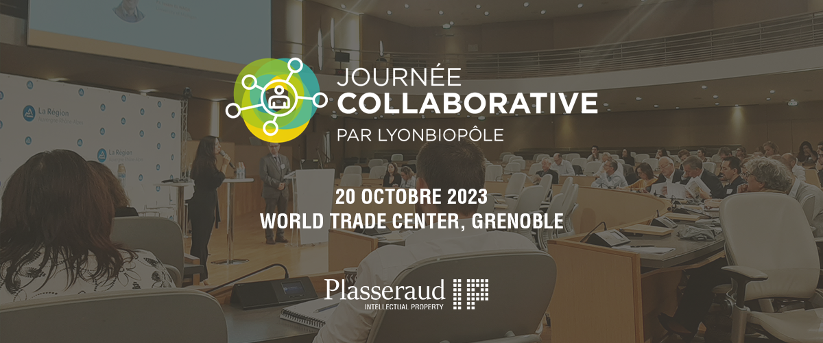 Plasseraud IP partenaire de la Journée Collaborative 2023 de Lyonbiopôle