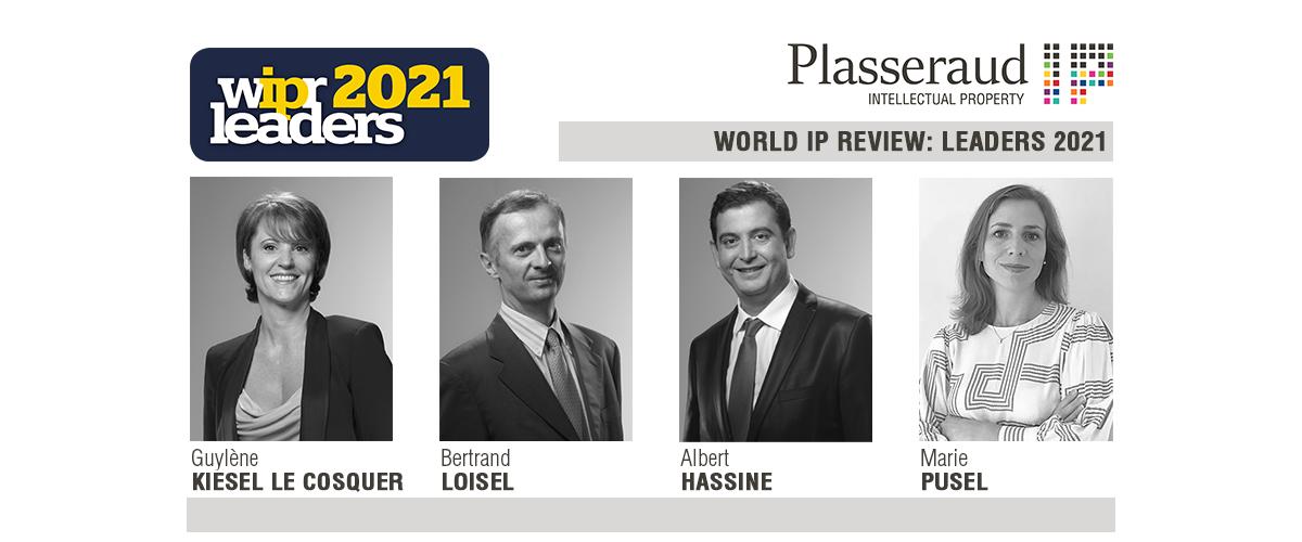 Four Plasseraud IP's experts recognised "WIPR Leaders 2021"